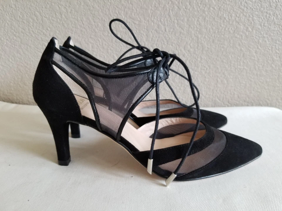 New Andre Assous  black suede sandals. Sz7. Spain! - Image 3 of 4