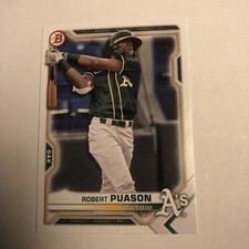 Robert Puason 2021 Bowman Draft #BD-153 Paper Base