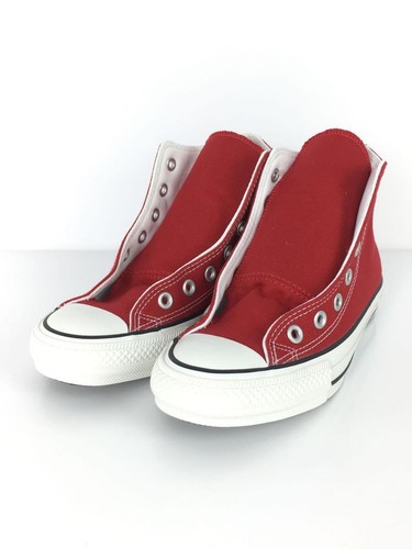 CONVERSE High -cut sneakers 23.5cm red cotton ladies | eBay