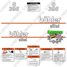 Fits Buhler S395 Decal Kit Front End Loader - 7 YEAR OUTDOOR 3M VINYL!