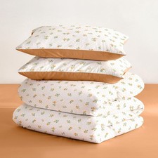 - Floral Comforter Set, Coquette Cottagecore Aesthetic Cute Flower Rose Patte...