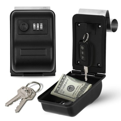 Car Key Lock Box   Heavy-Duty Car Lockbox for Keys with 3 Digit Combination L...