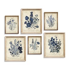 Vintage Flower Poster Print - Rustic Modern French Country Cottagecore Wall A...