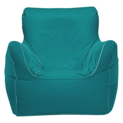 Ocean-Tamer 21'' H x 29'' W x 29'' D Teal Small Armchair Bean Bag Chair