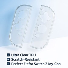 Protective Silicone Case for Nintendo Switch 2 Joy-Con Soft Slim Cover Grip