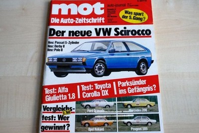 5) MOT 07/1980 - Alfa Romeo Giulietta 1.8 Super - Toyota Corolla DX mit 60PS im