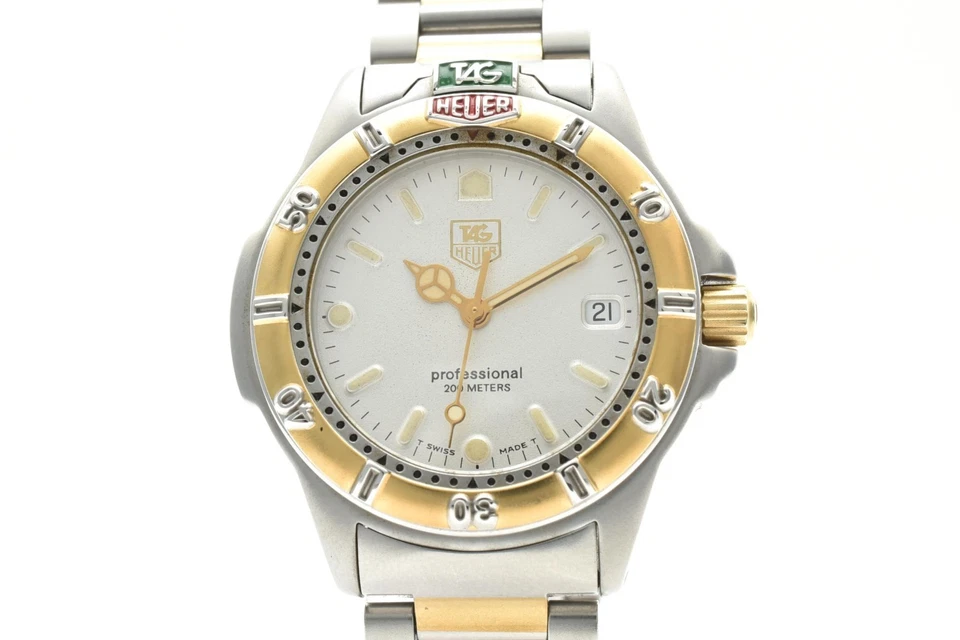 Reloj Hombre Vintage [N COMO NUEVO] TAG Heuer 995.713A 4000 Profesional 200M JAPÓN Foto 4 de 4