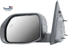 Replacement Driver Left Side Door Mirror Power and Heated Glass with BLIS Blind