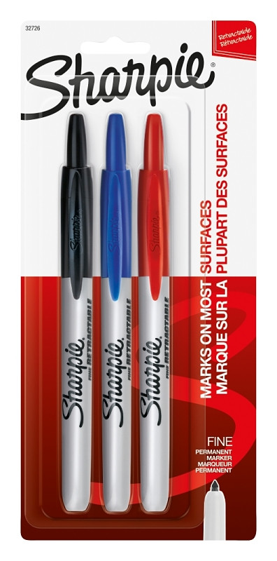 Assorted Colors Sharpie (3 Pack) [Set of 6]