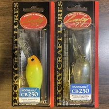 Old Lure Rare LUCKY CRAFT Crankbait CB250 Set of 2 JAPAN NEW Crank Japan Import