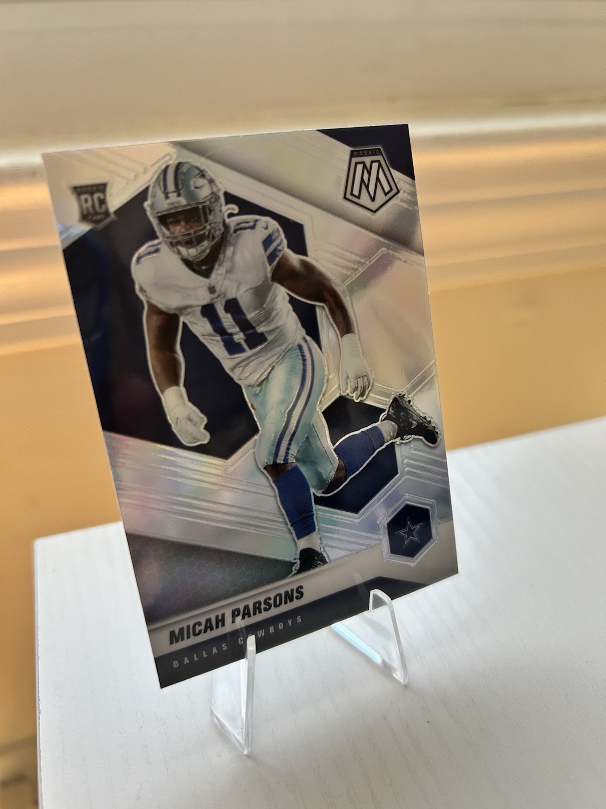 2021 Panini Mosaic Rookies Silver Prizm Micah Parsons #362 Rookie RC