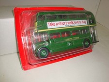 1/43 IXO HACHETTE AEC REGENT III RT 1939 GREEN LINE DOUBLE DECKER BUS NEW IN BOX