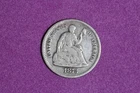 ESTATE FIND 1873 S Seated Liberty Half Dime #K59337