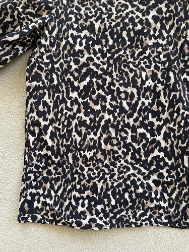 Nobody’s Child Emmie Blouse Top Shirt Leopard Print Women’s Size 8 BNWT RRP £49 - Picture 13 of 18