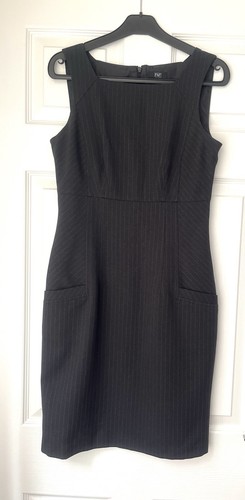Abito donna F&F a righe bianco e nero vestibilità classica taglia 8 - Foto 4 di 12