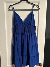 Women’s Blue Cinched Sundress