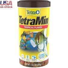 Tropical Fish Flake Food Nutritionally Balanced 7.06oz Clear Water Formula New