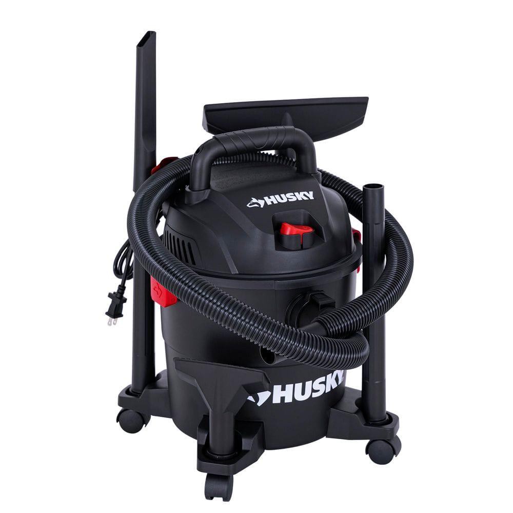 Husky 4 Gallon 3.0 Peak HP Wet Dry Vac Shop Vacuum With Locking