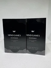 2pc Mind Games Gardez Extrait De Parfum 0.06oz/2ml Mini Size Travel Spray Sample