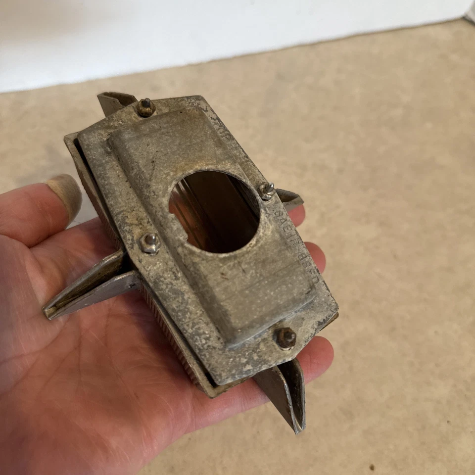 1966 Ford Galaxie back up light assembly - housing - glass lens and backplate - Image 4 of 4