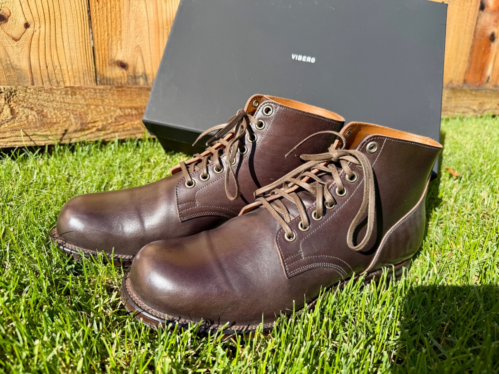 Viberg Service Boot 2040  Horsebutt TPR T. Moro Dark Brown 8.5E 9.5E US