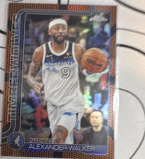 Topps Chrome Nickeil Alexander-Walker Minnesota Timberwolves Card #193 NBA