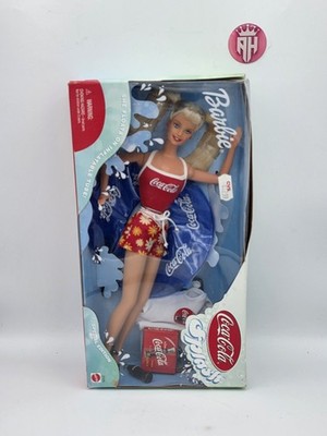 1999 Special Edition Barbie Doll Coca-Cola Splash with Inflatable tube New