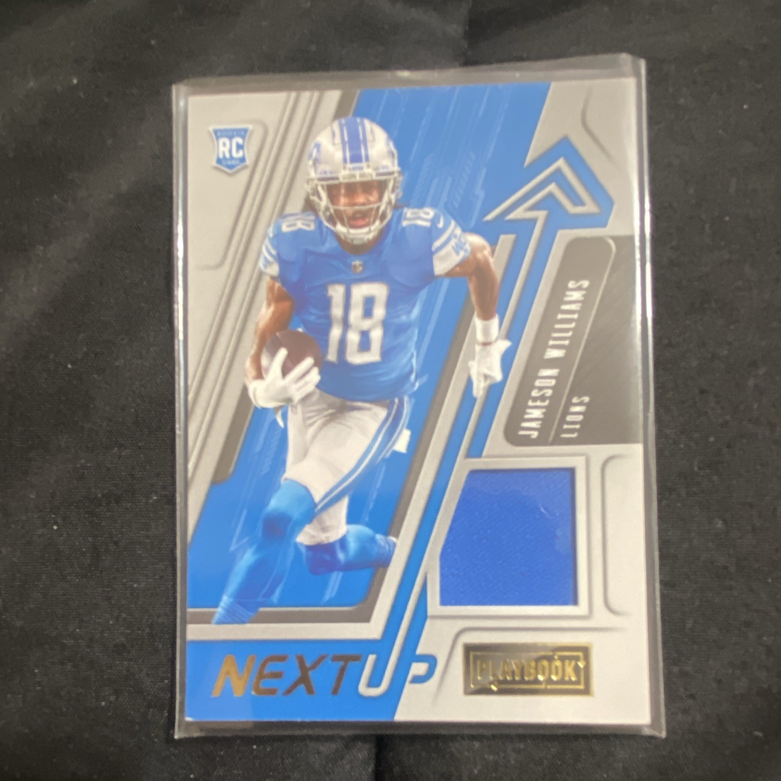 Jameson Williams Panini Playbook Next Up #NU8 Jersey