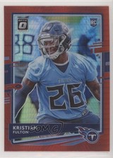 2020 Panini Donruss Optic Rookies Red Hyper Prizm Kristian Fulton #109 06y2