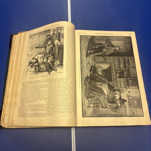 1885 HARPER'S YOUNG PEOPLE Hardcover Book Hundreds Of Illustrations - Imagen 16 de 24