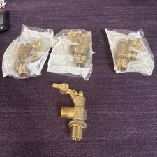 Bob R700-3/4 Float Valve, 3/4 In., Bulkhead, Brass ￼ Sold Individually