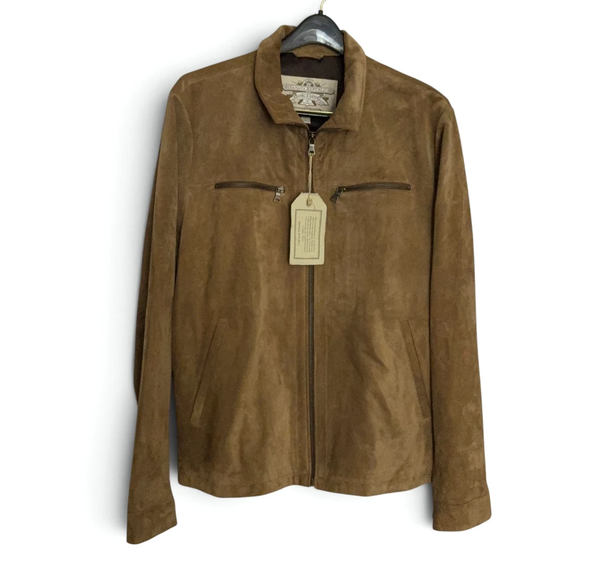 25+ Banana Republic Leather Outer Shell Brown Coats, Jackets