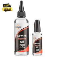 3.4Oz+1Oz Sewing Machine Lubricant with Oil Applicator, Commercial & Industrial 