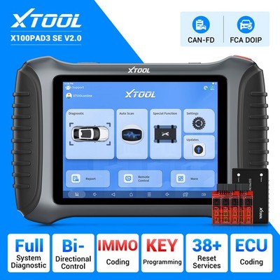 XTOOL X100PAD3SE V2.0 Schlüssel-Programmiergerät, ECU-Codiergerät OBD2 Scanner