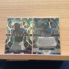 DEION SANDERS 2025 PANINI PRIZM #15 PRIZMATIC INSERT NEW YORK YANKEES A37