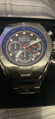 Invicta Racing RedLine Men's Watch - 48mm, Steel, Red, Blue (47747)