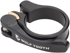Wolf Tooth Components Quick Release Seatpost Clamp - 38.6mm, QR, Black