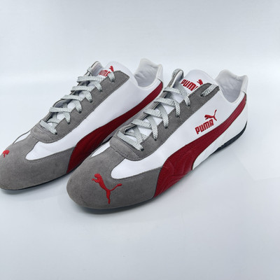 Puma White Red Low Cut Men's Athletic Shoes Size 11.5