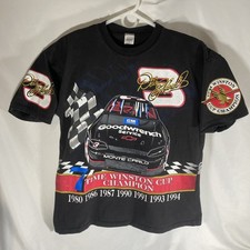 Vintage Dale Earnhardt T-shirt Men’s XL Winston Cup Champion Racing XL AOP 1995