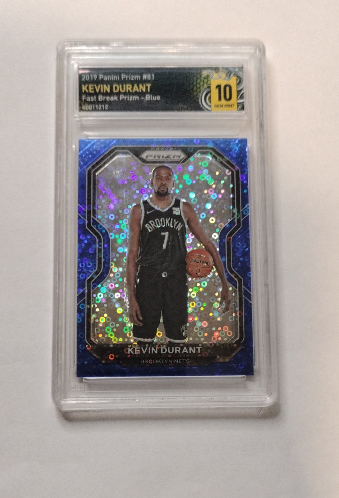 2020-21 Panini Prizm - Kevin Durant #81 Blue Fast Break Prizm /175