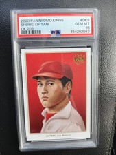 SHOHEI OHTANI 2020 DIAMOND KINGS DK 206 #DK9 RED CAP. PSA 10