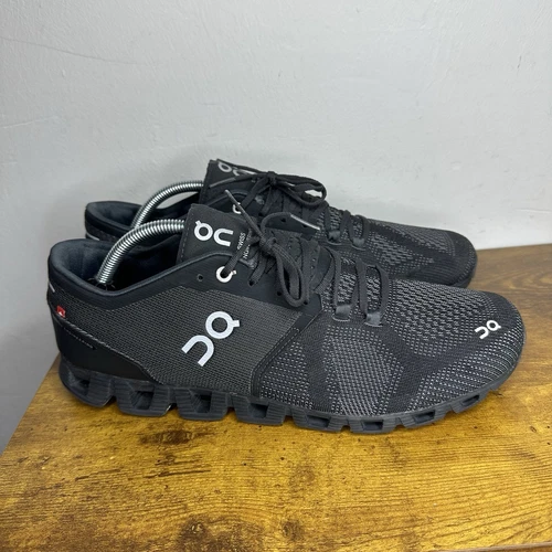 On Cloud X Running Shoes Men’s Size 11 Triple Black 