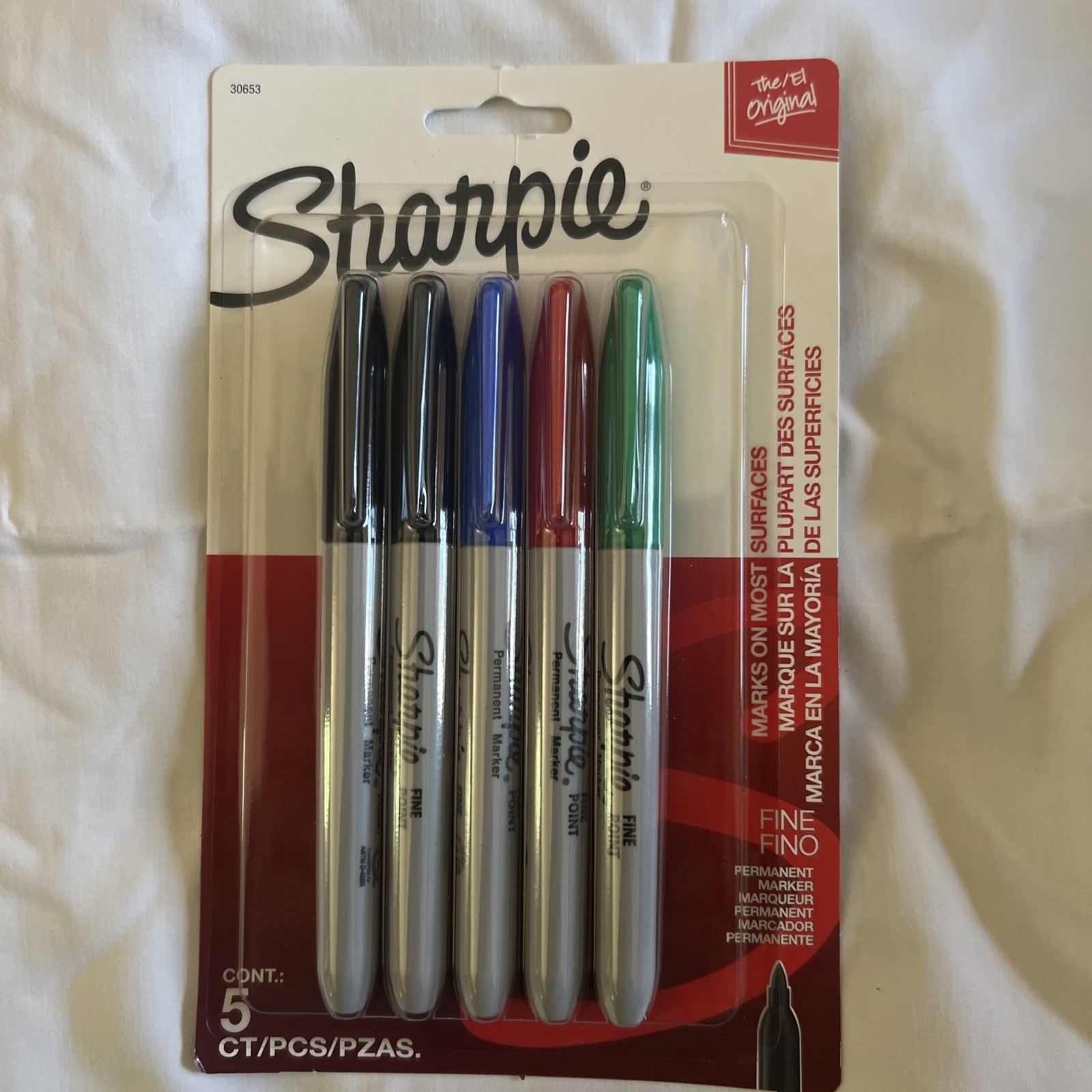 Assorted Colors Pack Of 5 New Sealed