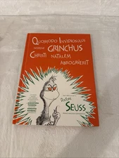 Latin Language Quomodo Invidiosulus Nomine Grinchus Dr. Seuss Book 1998 Like New
