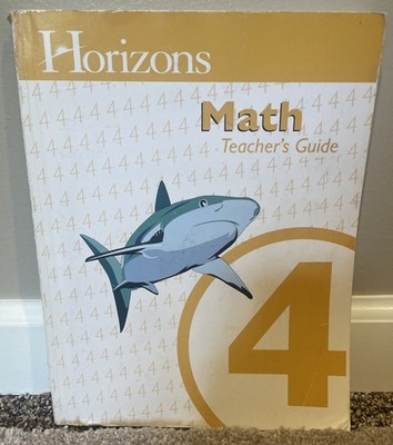 Horizons Math 4th Grade Teacher's Guide FREE SHIPPING