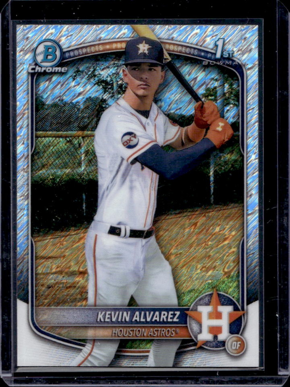 2025 Bowman Chrome Kevin Alvarez Shimmer Refractor 1st #BCP-227 Astros