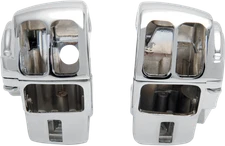 Drag Specialties Chrome Handlebar Switch Housing Assembly 08-13 Harley Touring