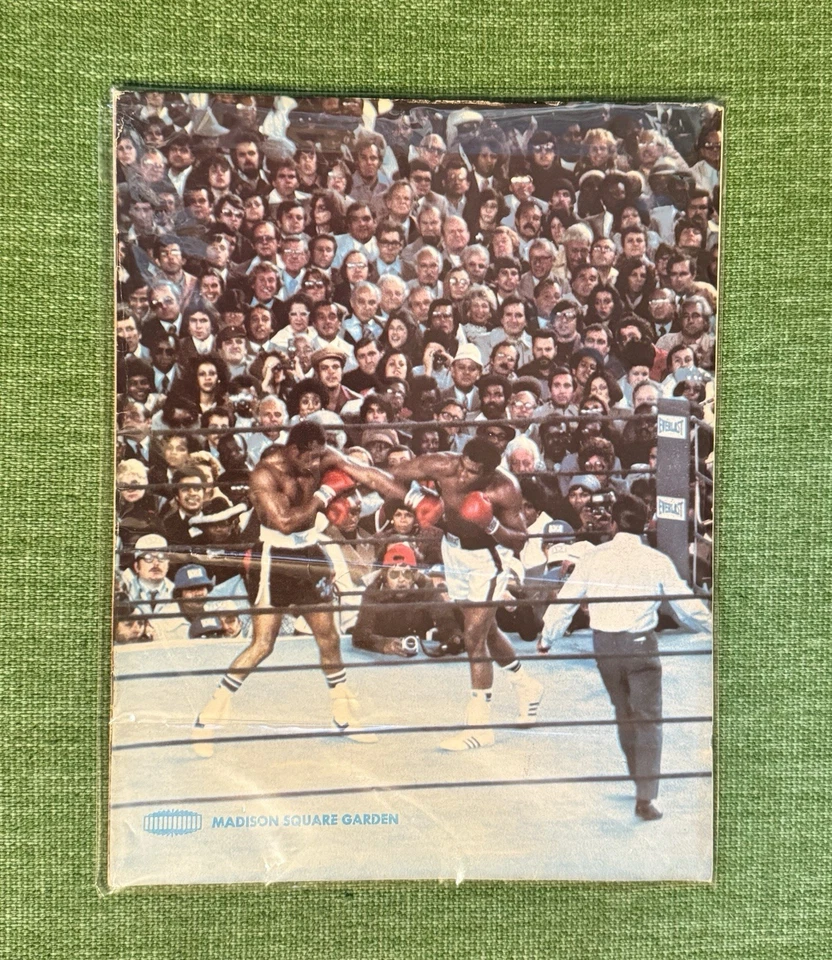 Muhammad Ali vs Earnie Shavers Boxing Program 1977 Madison Square Garden Rare!! - Image 2 of 4