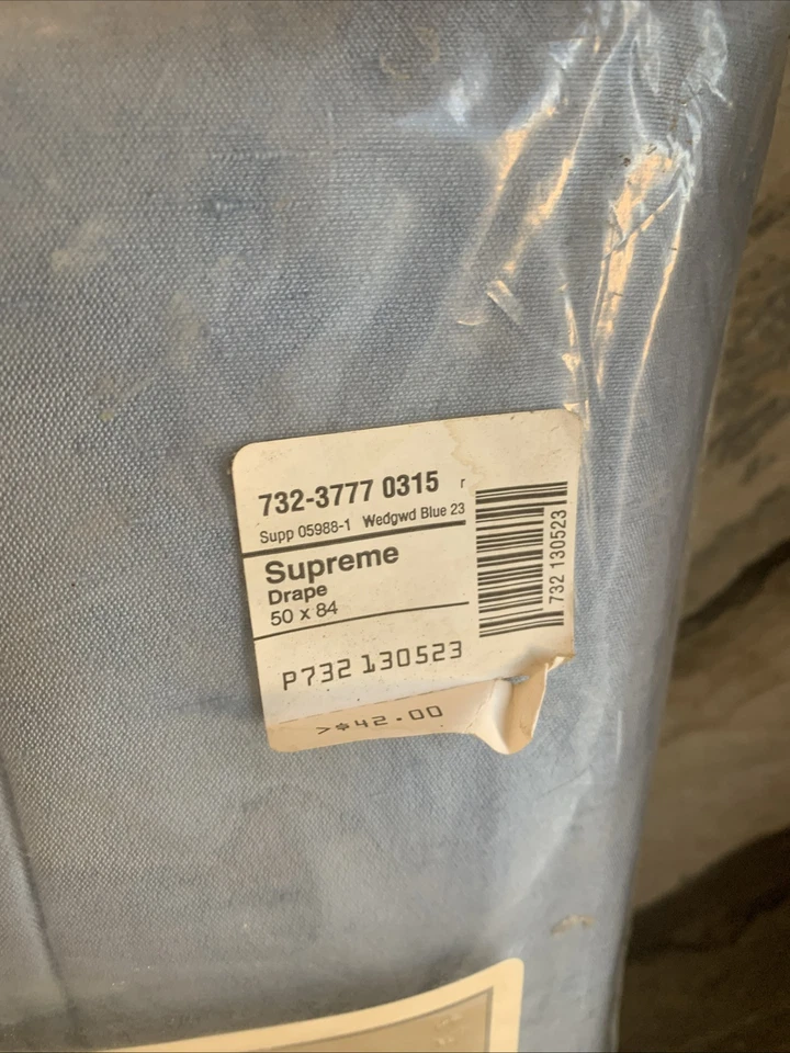 Cortinas de ventana vintage JCPenney tradiciones clásicas supremas madera de cuña azul Foto 2 de 4