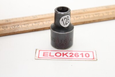Unbranded TORX E10 3/8'' Drive Black Oxide Impact Socket USA